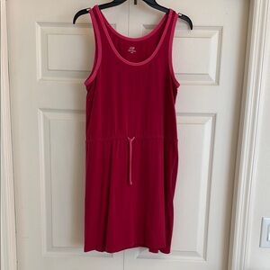 Pink Joe Fresh Jersey Knot Tie Waist Dress Beach Cover Up Medium M